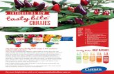 CHI IES - Oasis Horticulture · -FANDANGO-FANDANGO Fandango delivers an impressive performance in garden beds, borders and pots. The fruit turn from purple to fiery red. It is also