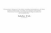 MALTA - Food and Agriculture Organization · Malta for PGRFA, as well as the importance of such PGRFA. The extension services of the Diversification and Competitiveness Directorate