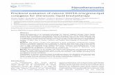 Preclinical evaluation of cationic DOTA-triarginine-lipid conjugates … · 2020-04-27 · Preclinical evaluation of cationic DOTA-triarginine-lipid conjugates for theranostic liquid