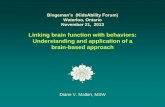 Linking brain function with ... - FASD Waterloo Region · 4. 3-5% births = FASD in Western World 5. FASD with no facial features at greater risk 6. 80% of all people drink, 50-75%