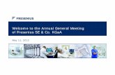 Welcome to the Annual General Meeting of Fresenius SE & Co ... · Page 4 2007 2008 2009 2010 2011 +6% cc +9% cc +18% cc Mio € Sales 5-year CAGR: 10% EBIT 5-year CAGR: 12% Net income1