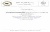 Mayor CITY OF OAK PARK Mayor Pro Tem Council Members … · unofficial transcripts with you. ... • High School Diploma • College Diploma(s) and Transcripts* ... Dawn Jurik Test