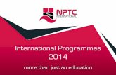 International Programmes 2014 · 2016-04-11 · International Foundation Programme Our one-year International Foundation Programme (IFP) will prepare you for direct entry into a UK