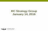RC Strategy Group January 14, 2016 - Ohio University · •Three ( no more than 4) digit numeric segment (000-999) • Each planning unit/department chooses how to use the segment,