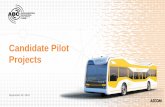 Candidate Pilot Projects · 9/30/2019  · MARTA. Michigan DOT / Planet M. Route Characteristic Value/Description Route Number/Name CATA Route 32: Commuter Lot - Snyder Hall - Clinical