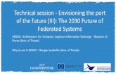 Technical session - Envisioning the port of the future ... · of the future (III): The 2030 Future of Federated Systems AEOLIX: Architecture For European Logistics Information Exchange