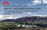 NEPP ETW 2018: NASA JPL: Small Satellite Data …...Web Scraping Content Cubesats.org, Swartout Cubesat DB, etc. 4 Web Scraping to Automate Data Collection Across Disparate Data Sources