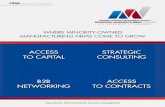 ACCESS STRATEGIC TO CAPITAL CONSULTING · Strategic Consulting To successfully grow a business, a firm must have sound management practices and processes in place. The program provides
