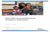 NAZ 2015 Annual Report on Academic Outcomes · NAZ 2015 Academic Outcomes 2015 2 Wilder Research, April 2016 Background The Northside Achievement Zone (NAZ) is a collaborative effort
