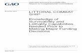 GAO-16-201, Littoral Combat Ship: Knowledge of ...Page 2 GAO-16-201 Littoral Combat Ship report on the cost and feasibility of back-fitting the existing LCSs with some of the changes
