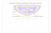 DISTRICT PUBLIC SCHOOL & COLLEGE, KASUR Work/Math_5.pdf · Prepared by Shahzeb Safdar . District Public School & College Kasur Subject: Mathematics Class:5th Numbers and Arithmetic