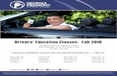 Drivers’ Education Classes: Fall 2019 · Drivers’ Education Classes: Fall 2019 Classes are WEEKEND sessions and are offered from 9:00 a.m.— 5:00 p.m. Rockdale Career Academy