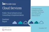 Cloud Services A research report comparing …...Quadrant Report Cloud Services A research report comparing provider strengths, challenges and competitive differentiators Customized