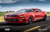2018 Chevrolet Camaro Accessories Catalog · PREMIUM CARPETED FLOOR MATS WITH CAMARO LOGO AND RED STITCHING SPECIAL EDITION 2018 CAMARO REDLINE EDITION The Camaro Redline Edition