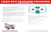 Homepage - CMU - Carnegie Mellon UniversityLEGO EV3 TEACHER TRAINING ONLINE CLASSES - 2019 Learn how to use the LEGO EV3 Robot and EV3 programming language to teach Science, Technology,