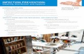 INFECTION PREVENTION - APPA · 2020-03-23 · your Ecolab representative. Have employees disinfect all personal hard surfaces as referenced on the product lable. Educate and inform
