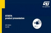 ST25TA product presentation - STMicroelectronics · ST25TA product presentation June 2018. ST25TA Product • The ST25TA chip belongs to ST25 NFC / RFID Tags & Readers family. •