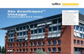 Sto-Ecoshapes Vintage Prefabricated Render Finish Shapes...application of Sto-Ecoshapes Vintage. Transferring the height of all facade openings to the vertical height division using