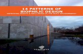 14 patterns of biophilic design - Terrapin Bright Green · design Considerations explores a sampling of factors (e.g., scale, climate, user demographics) that may influence biophilic