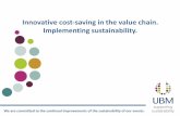 Innovative cost-saving in the value chain. Implementing sustainability. · Sustainability objectives and targets are set by event teams, and aligned with ‘Senior Management Sustainability