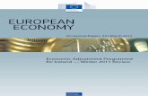 European Economy. Occasional paper 93/2012. Economic ...ec.europa.eu/economy_finance/publications/occasional_paper/2012/… · ACROECONOMIC AND FINANCIAL DEVELOPMENTS The Irish economy