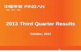 2013 Third Quarter Results - Ping An Insuranceresources.pingan.com/app_upload/file/ir/2013Q3-en.pdf3Q 2012 3Q 2013 45.1% Financial Highlights (In RMB million/in RMB) 159,617 179,973