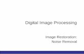 Digital Image Processing Shoubra... · 2017-11-11 · Digital Image Processing Image Restoration: Noise Removal. 2 of 44 Contents In this lecture we will look at image restoration
