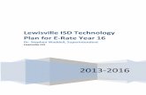 Lewisville ISD Technology for · instructional goals of our district. In mid-September 2012, the Texas Education Agency named Lewisville ISD as one of the participating schools in
