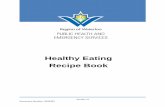 Healthy eating recipe book - Region of Waterloo · 2019-08-15 · Healthy Eating Recipe Book SALADS 4 Strawberry and spinach salad 4 Zesty rice and lentil salad 5 Broccoli salad 6
