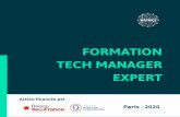 EXPERT TECH MANAGER FORMATION - Matrice€¦ · Présentation de la formation Tech Manager p.6 Modules p.8 Ateliers et conférences p.13. ésentation de Matrice Matrice est un programme