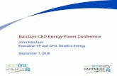 Barclays CEO Energy-Power Conference/media/Files/N/NEE... · $1.08 $1.23 $1.275 $1.32 Q3 2014 Q4 2014 Q1 2015 Q2 2015 Q3 2015 Q4 2015 Q1 2016 Q2 2016 990 MW IPO 7/5/2016 2,656 MW