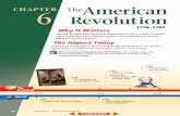 Chapter 6: The American Revolution, 1776-1783 Rep chap6.pdfAmerican Revolution 1776–1783 Why It Matters Although the United States declared its independence in 1776, no country recognized