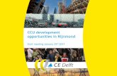 CCU development opportunities Rijnmond - Deltalinqs Source: How Can CCU Provide a Net Benefit? - presentation