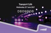 Transport Cafe - Amazon S3 · Investment Accelerator Competition –100% Project Costs • 2 Streams 1) Infrastructure Systems 2) Health and Life Sciences • 2 Phases –preferred
