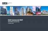 OUE Commercial REIT · Important Notice This presentation should be read in conjunction with the announcements released by OUE Commercial Real Estate Investment Trust (“OUEC-REIT”)on
