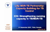 Lilly MDR -TB Partnership: Capacity Building for TB ... · The Working Group on MDR-TB of the Stop TB Partnership September 20-22, 2007 Tbilisi, Georgia Development of a Distance