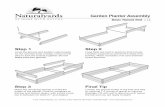 Garden Planter Assembly - Build a Raised Garden!€¦ · bed sides about one and a half inches. Make sure the corners are tight before screwing the rail to the top of the planter.