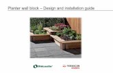 Planter wall block Design and installation guide and installatio… · Three Tier Raised Garden Bed ITEM NO. Item DESCRIPTION QTY. 1 SKU: 1001571811 Planter Wall Block 26 2 2 in.