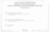 A THE COLLEGE OF NEW JERSEY CAMPUS FIRE ALARM … · 2020-05-22 · THE COLLEGE OF NEW JERSEY CAMPUS FIRE ALARM PROJECT CABLE, HARDWARE, AND SOFTWARE UPGRADES 2000 PENNINGTON ROAD