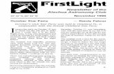 FirstLight - Alachua Astronomy Club...2404 NW 71st St Gainesville Fl 32606 377-0684 Georg e Chappell 825 SE 2nd. Ave Gainesvill e Fl 32601 373-4024 392-1051 Dav Godman 2615 Charingcross