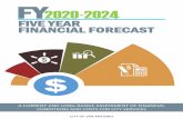 FIVE YEAR FINANCIAL FORECAST - San Antonioat rates of 3.4% in FY 2021, 3.4% in FY 2022, 3.4% in FY 2023, and 3.3% in FY 2024. The General Fund Forecast reflects the annual projected