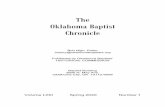 The Oklahoma Baptist Chronicle€¦ · The Oklahoma Baptist Chronicle 4 >> by Bob Nigh, Historical Secretary, Director of History At 9:02 a.m., Wed., April 19, 1995, a huge explosion