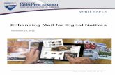 Enhancing Mail for Digital Natives Enhancing Mail for Digital Natives Digital Natives, who are generally