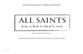 All Saints Anchorsholme Report to APCM 2018anchorsholme.org/wp-content/uploads/2011/05/2018-APCM-report.pdf · P a g e | 1 All Saints Anchorsholme – Report to APCM 2018 A Charity