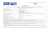 TEST REPORT IEC 62368-1 Audio/video, information and ...€¦ · Refer to enclosures 7-01 and 7-02 for output parametres and de-rating information Issue Date: 2019 -10 -04 Page 10