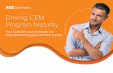 Driving CEM Program Maturity - NICE Systemsinfo.nice.com/rs/338-EJP-431/images/satmetrix-ebook... · 2020-06-08 · Driving employee engagement—to optimize processes or strategies