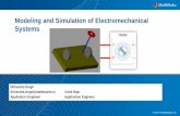 Modeling and Simulation of Electromechanical Systems · Modeling Mechanical Systems Foundation library of basic mechanical components –Mass, spring, damper –Friction –Translational