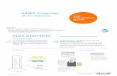 AT&T Internet Wi-Fi Gateway Self-installation guide ... · Connect the yellow Ethernet cable from one of the Wi-Fi Gateway’s Ethernet ports to your computer C. Plug one end of your