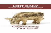 LENT DAILY - Christ Church Plano · 2020-02-12 · Almighty God, you created us in your own image: Grant us grace to contend fearlessly against evil and to make no peace with oppression;