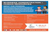 BUSINESS ADMINSTRATION HUMAN RESOURCES · HUMAN RESOURCES. Students will start by learning the general human resource basics. For the Human Resources Management concentration, additional